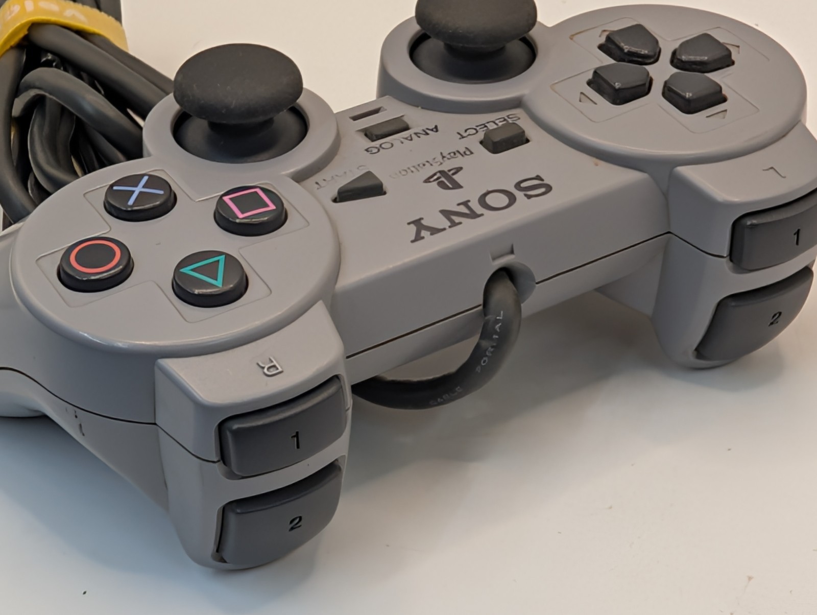 Sony PlayStation PS1 SCPH-7501 Game Console/Game/Controller/Cords Bundle Tested