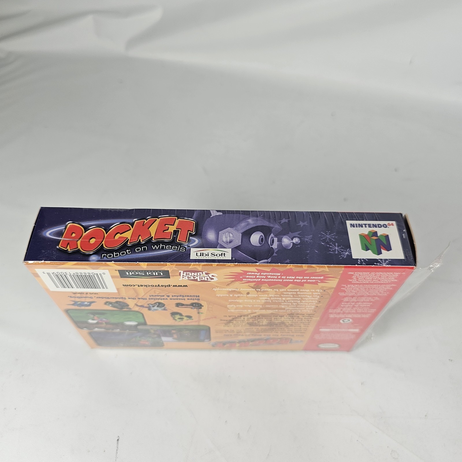 Rocket: Robot on Wheels (Nintendo 64, 1999) Game CIB Complete MINT CELLOPHANE