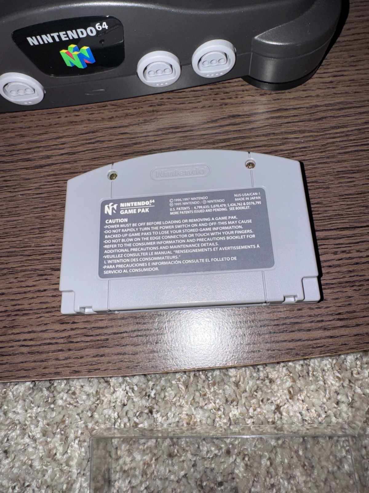 Mario Party 1 N64 Complete in box – excellent condition with protective covers
