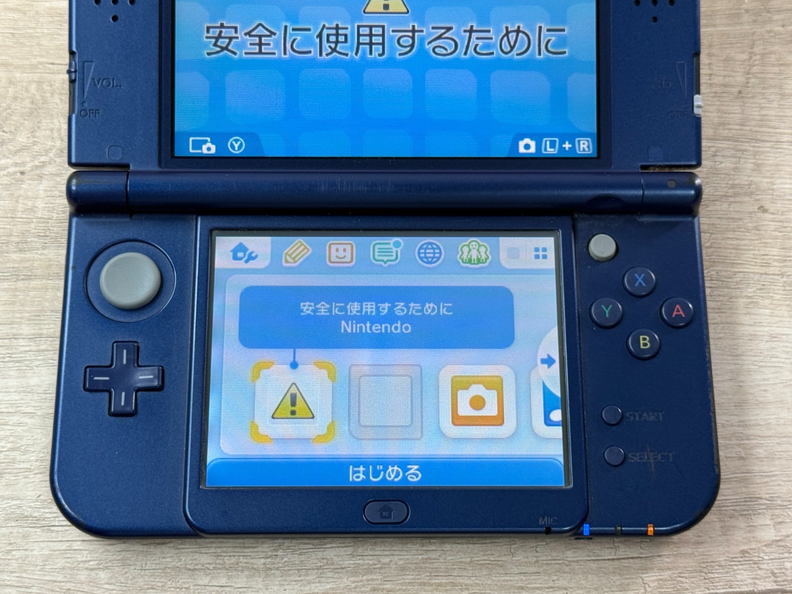Nintendo New 3DS XL Metallic Blue Console Tested Japan ver R7672