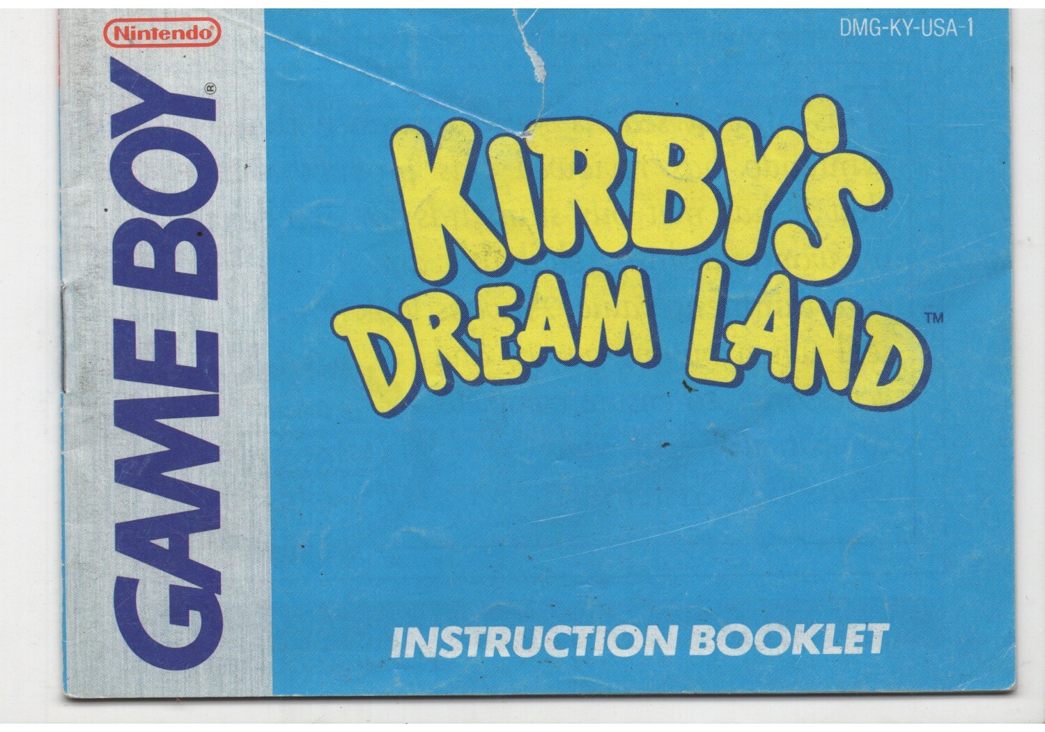 Kirbys Dreamland DMG-KY-USA-1 Original GameBoy MANUAL ONLY NO TRACKING Authentic