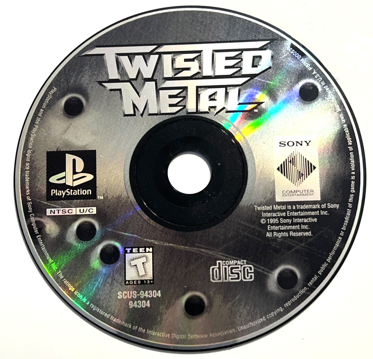 Twisted Metal Vehicle Combat Shooter Action PS1 PlayStation 1