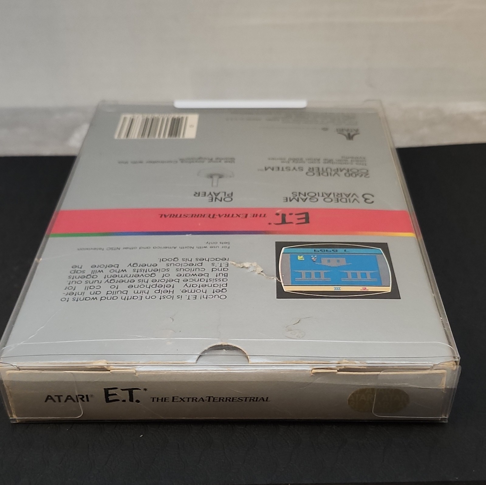 Atari E.T. The Extra-Terrestrial for Atari 2600 Action Adventure Game 1982