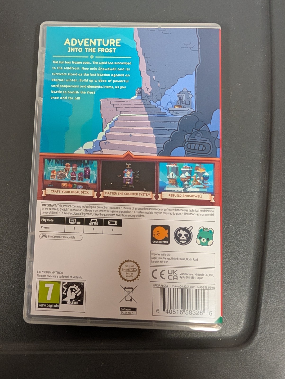 Wildfrost – Nintendo Switch – CIB w/ Cards & Sticker – Super Rare Games