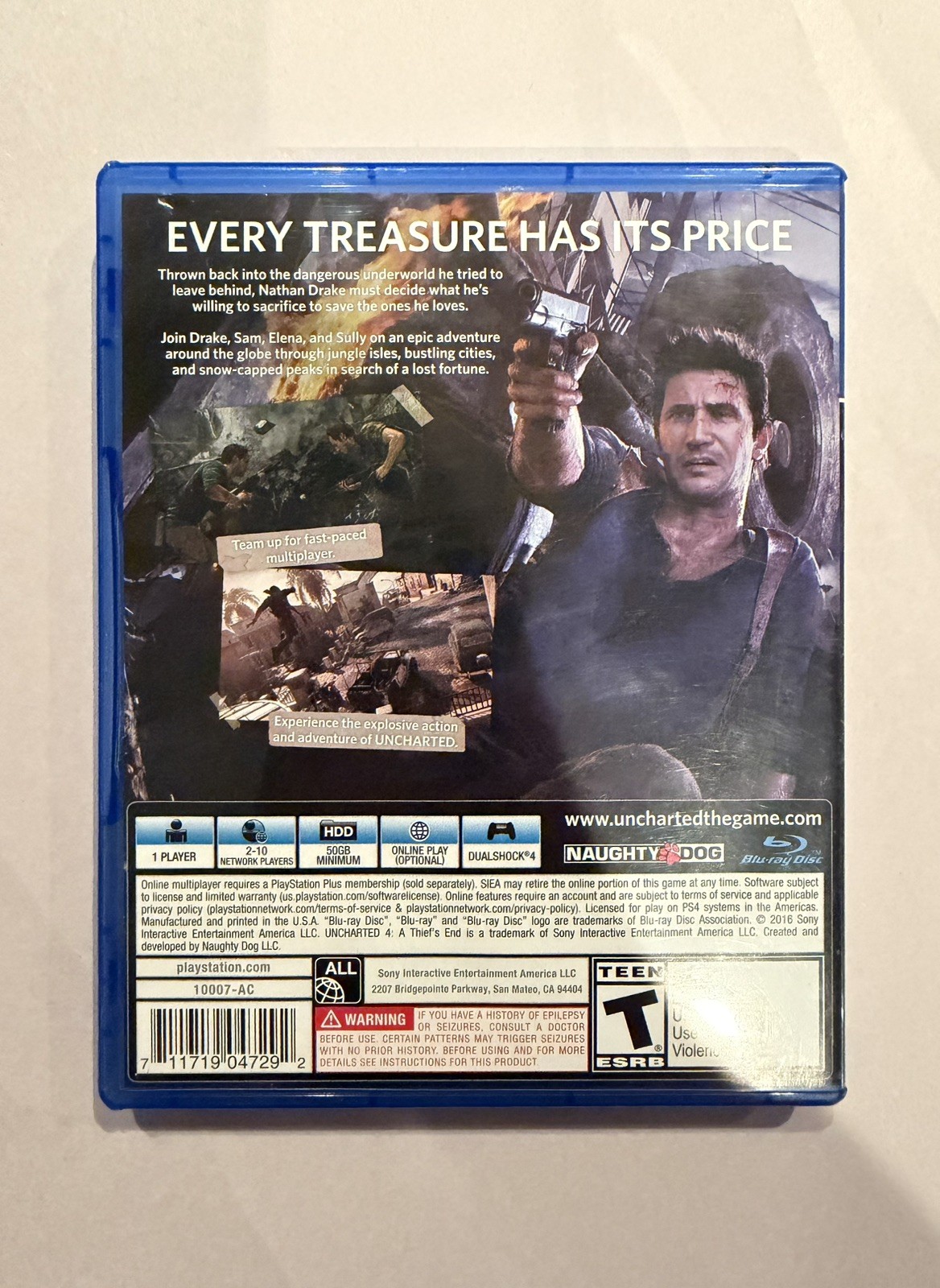 Uncharted Collection BUNDLE; All CIB (Sony PlayStation 3 & 4)