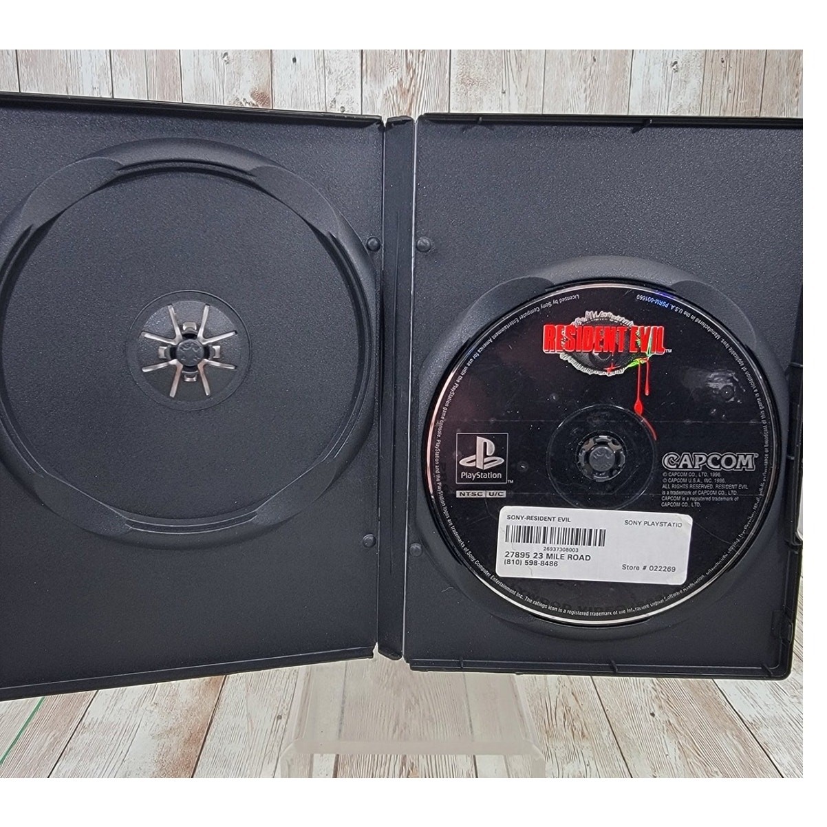Capcom Resident Evil Sony PlayStation 1996 NTSC-U/C M Mature Game