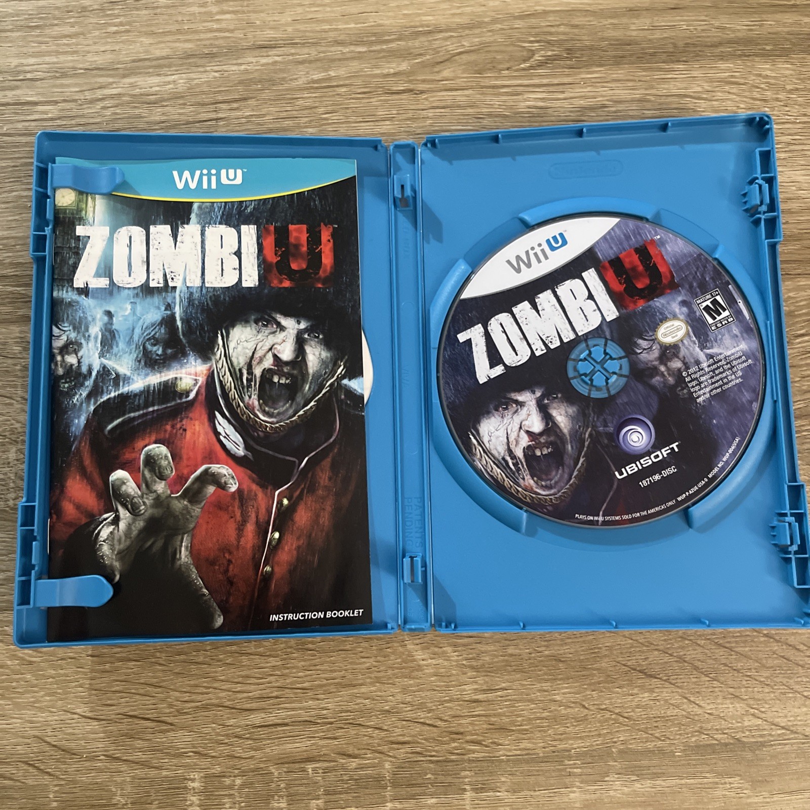 ZombiU (Nintendo Wii U, 2012) Complete W/ Manual CIB