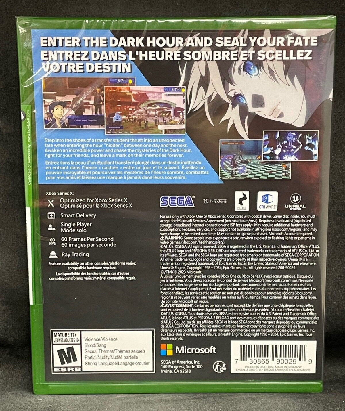 Persona 3 Reload (Xbox Series X / Xbox One) BRAND NEW