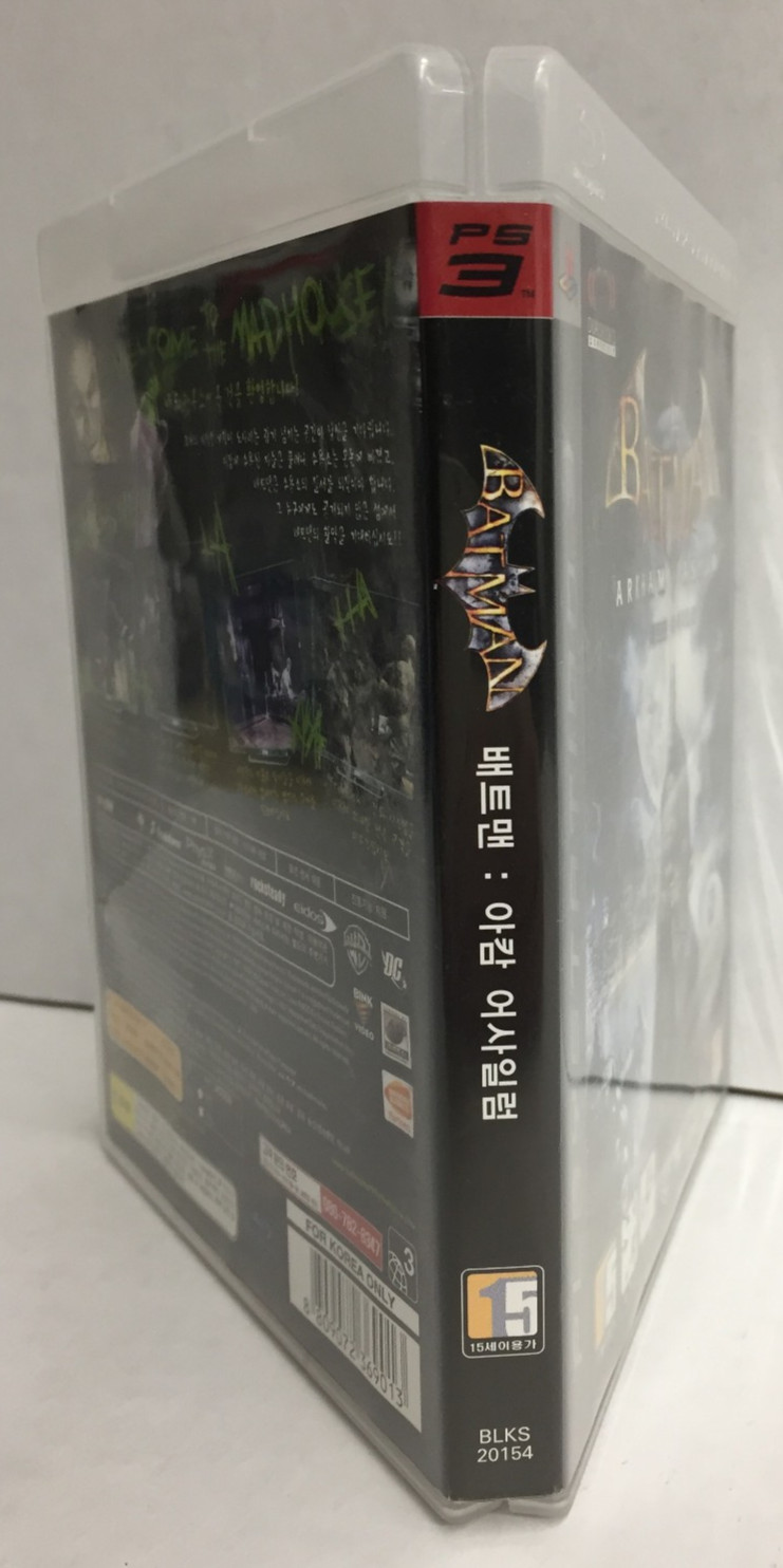 KOREAN Batman Arkham Asylum PLAYSTATION 3 Complete CIB PS3 Korea IMPORT Ships US