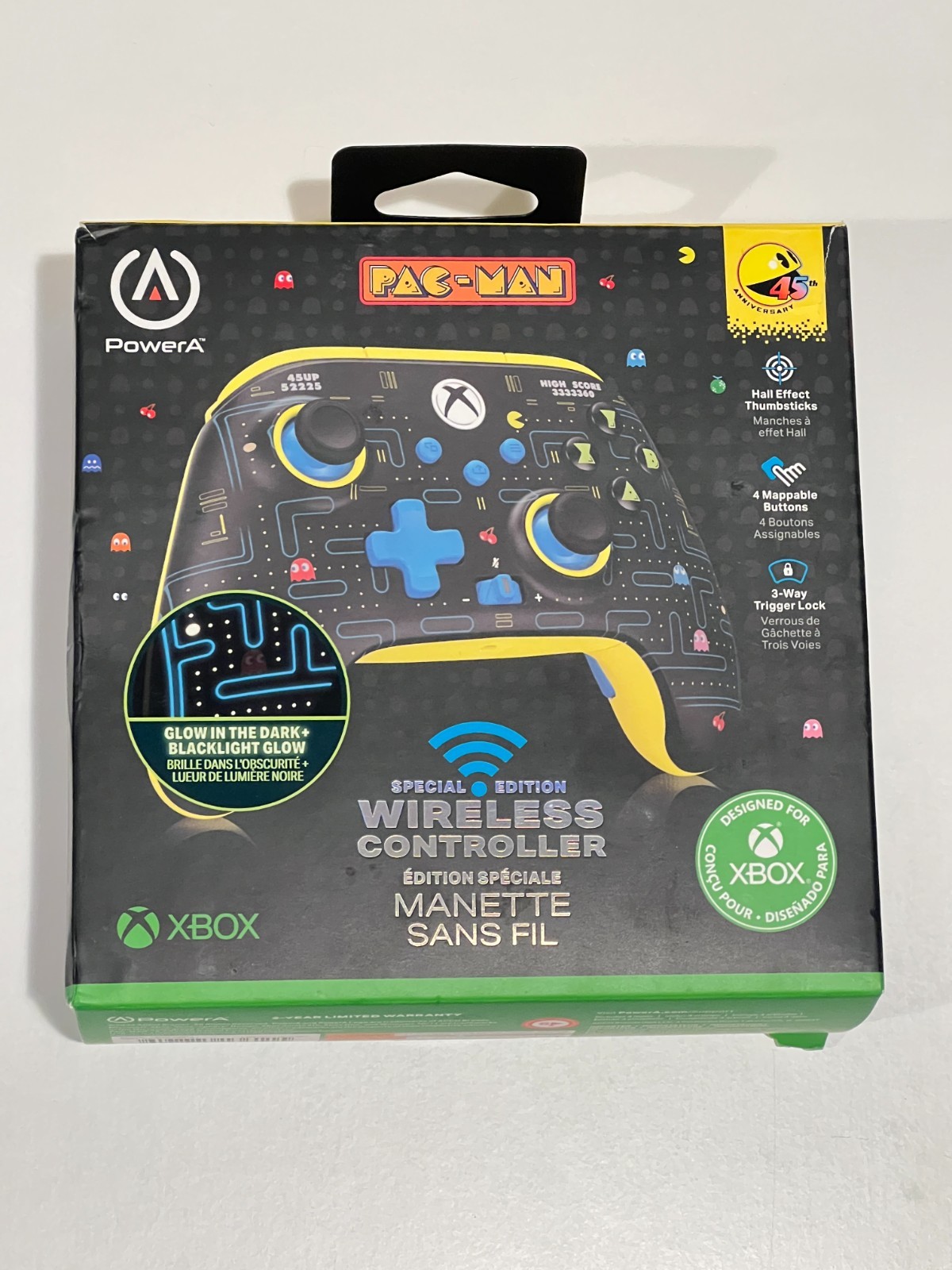 PowerA Wireless Controller for Xbox X/S/One – Pac Man Special Edition