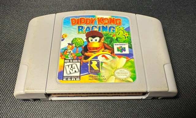 Diddy Kong Racing Nintendo 64 Game Tested/Works/Cleaned/ No Case & Manual