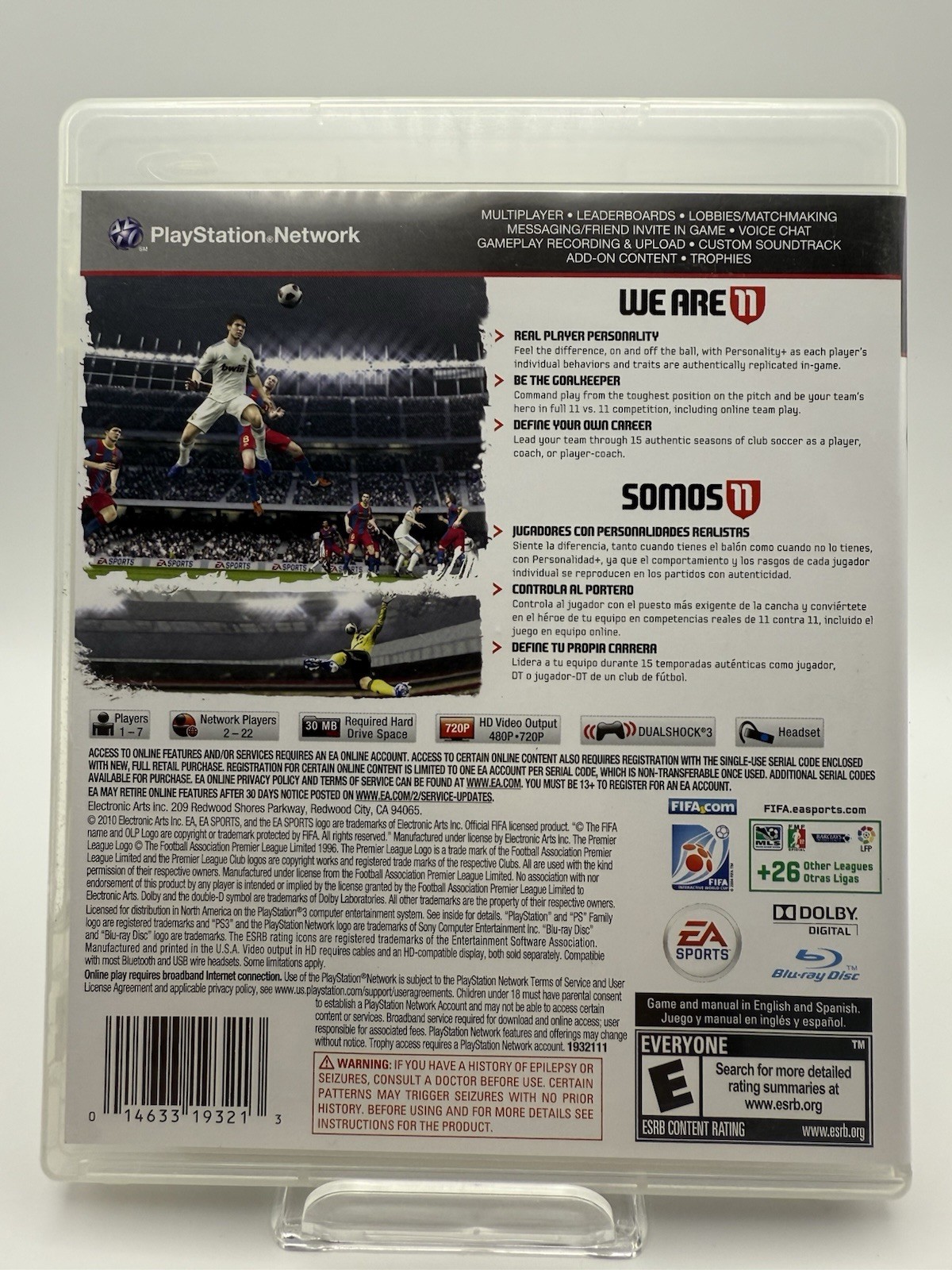 FIFA Soccer 11 (Sony PlayStation 3, 2010) CIB & TESTED