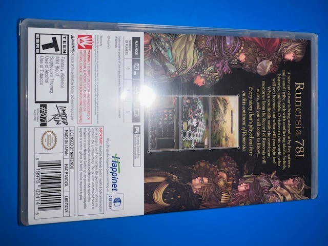 Brigandine: Legend of Runersia for the Nintendo Switch. Brand new, LRG release