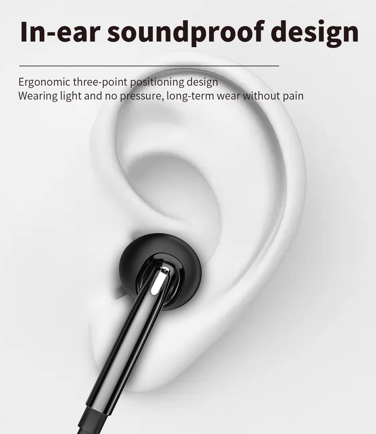 Headphone 3.5mm Jack Earbud with Microphone Wired Headset 2Pack Gaming Laptop…