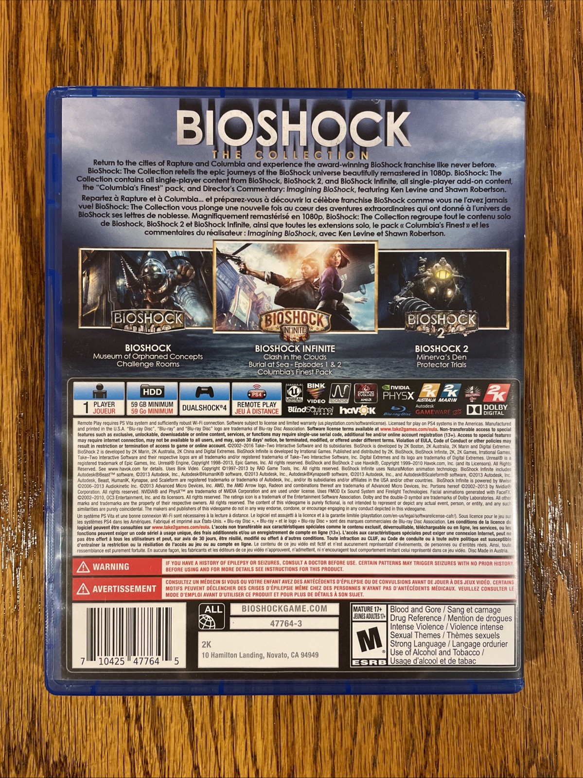 Bioshock The Collection (PS4) | Authentic | CIB
