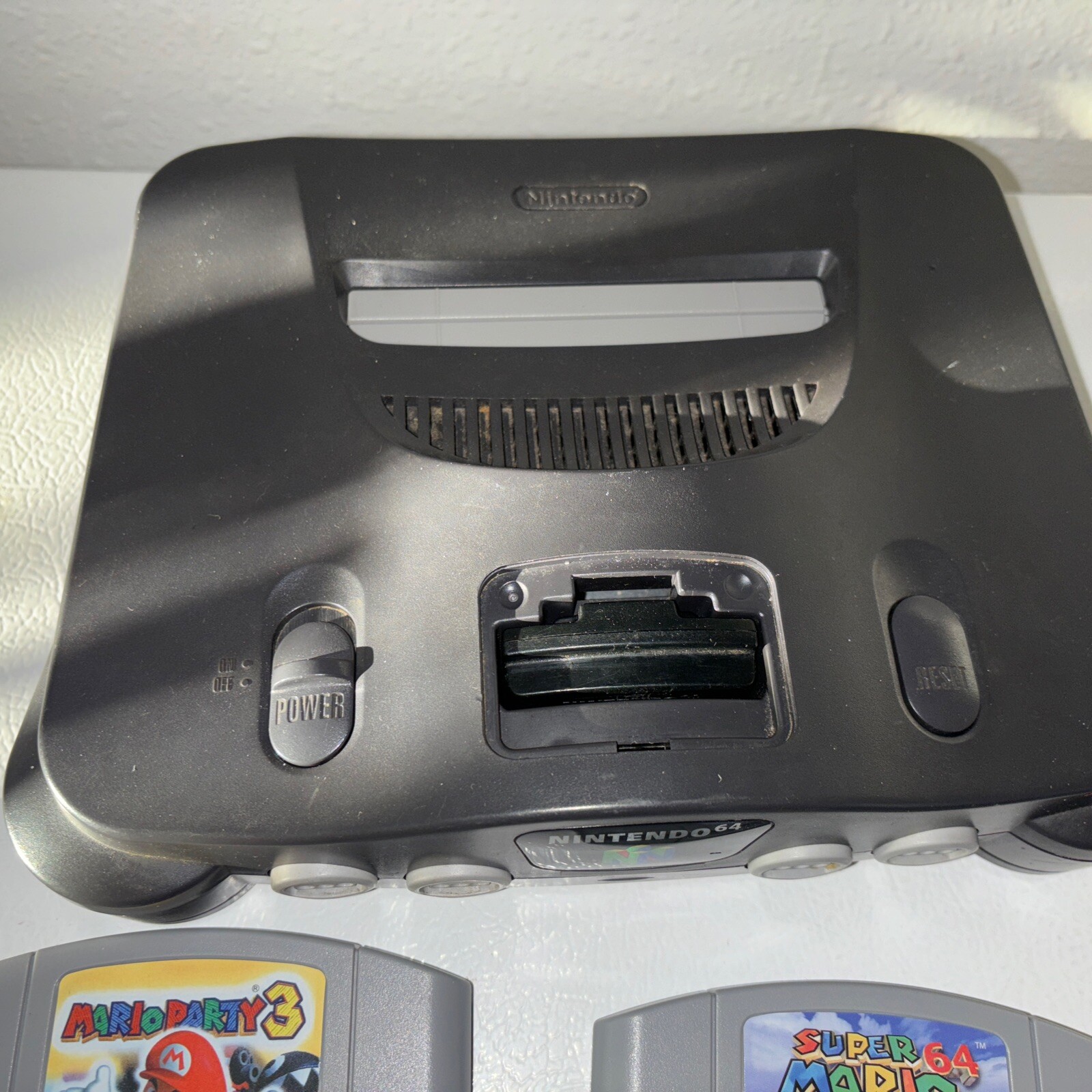 Wow Nintendo 64 console + 2 Controllers 5 Mario GAMES Party 1 2 3 Mario Kart