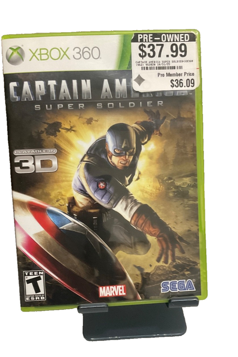 Captain America: Super Soldier (Microsoft Xbox 360, 2011)