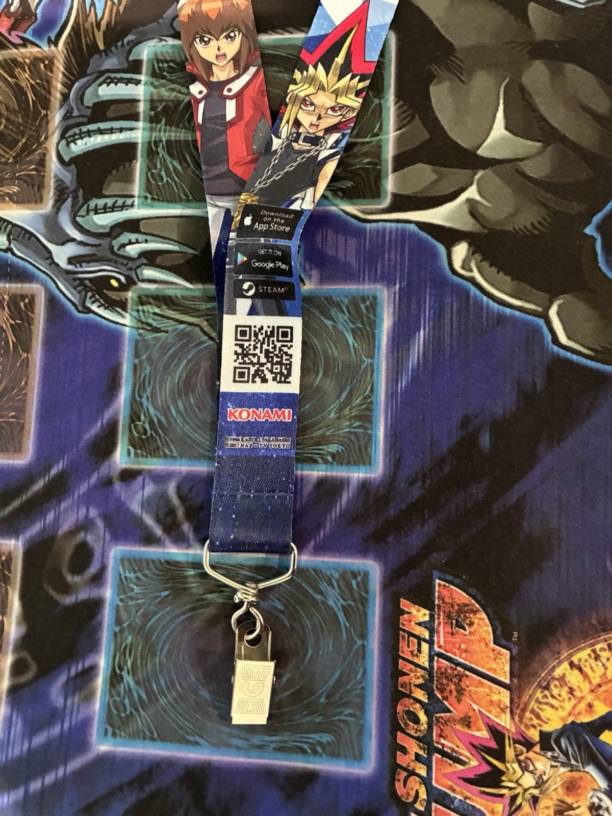 Konami Yu-Gi-Oh! Duel Links Printed Lanyard – Yugi Muto & Jaden Yuki
