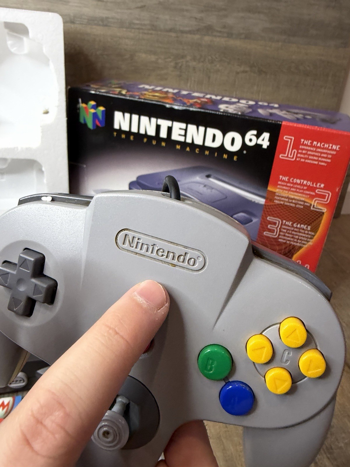Original Nintendo 64 N64 Console System CIB Complete In Box Authentic OEM GOOD!