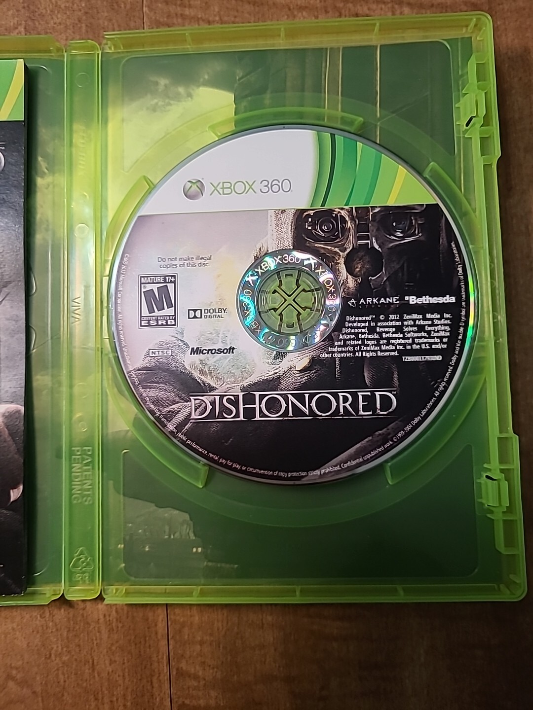 Dishonored CIB (Xbox 360, 2012)