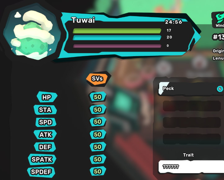Temtem – Perfect 7/7SVs Eggs – All Egg Move – Buy 3 Get 1 Free – Chance at Luma