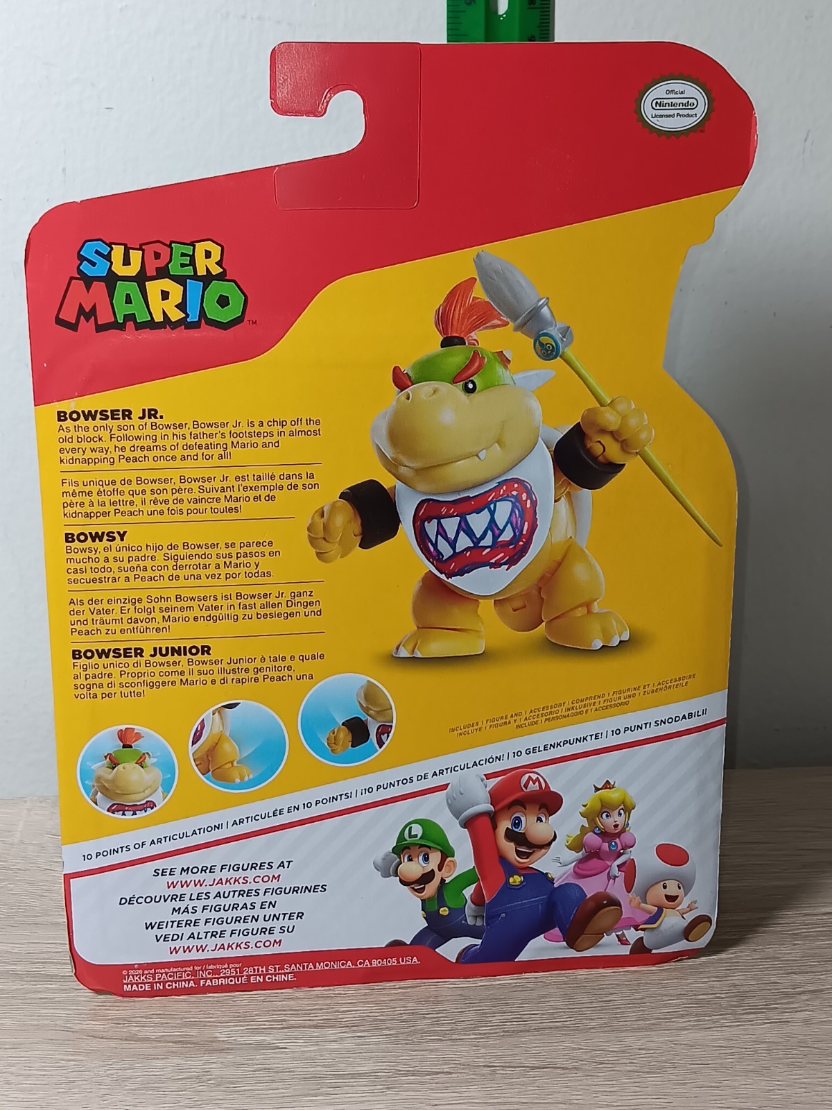 *FREE SHIP* 4″ LUDWIG + LEMMY + BOWSER JR Super Mario World of Nintendo Jakks