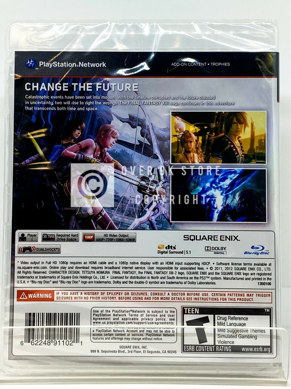 Final Fantasy XIII-2 13 2 – PS3 – Brand New | Factory Sealed