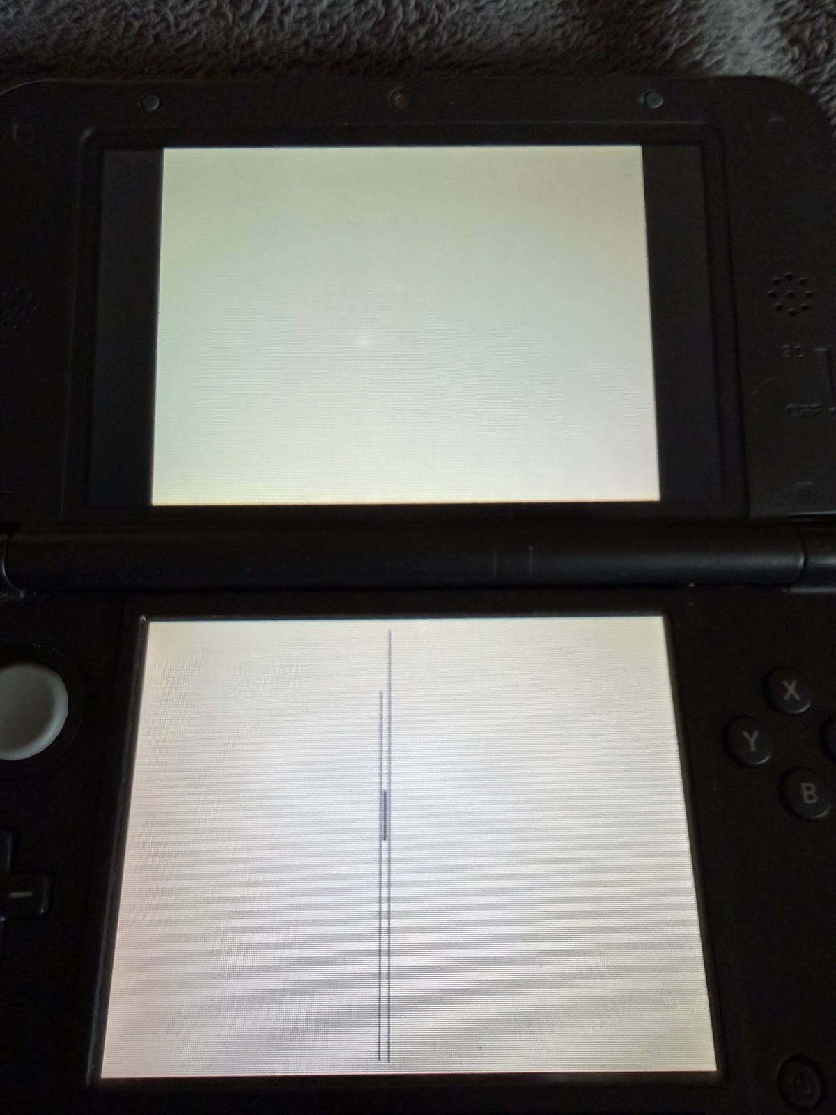Nintendo 3DS XL Black Handheld System Console for Parts / Repair