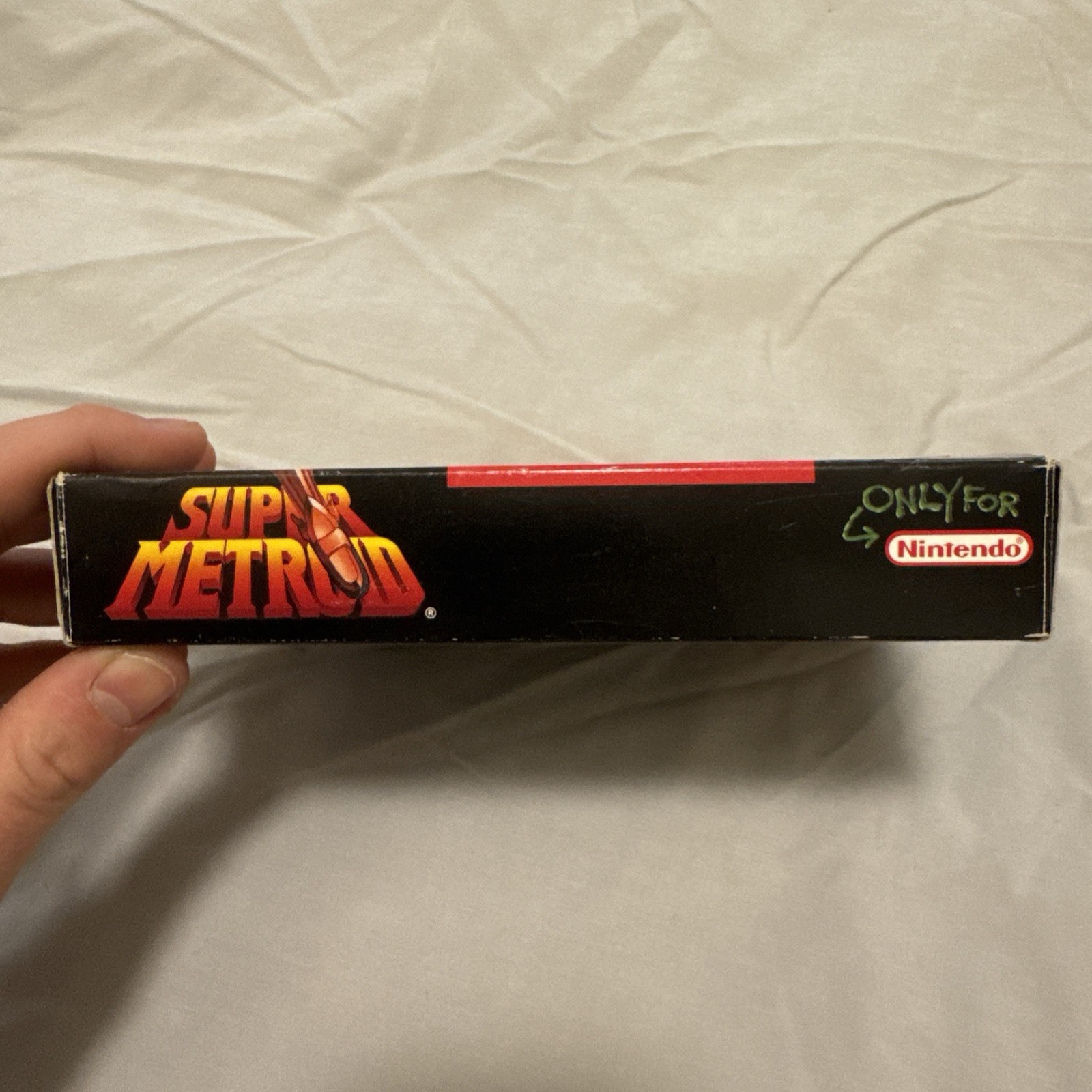 Super Metroid SNES – ORIGINAL BOX, Manual, & Inserts ONLY – NO GAME – Authentic