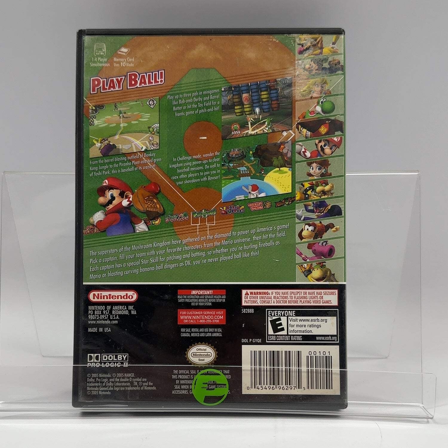 Mario Superstar Baseball (Nintendo GameCube, 2005)