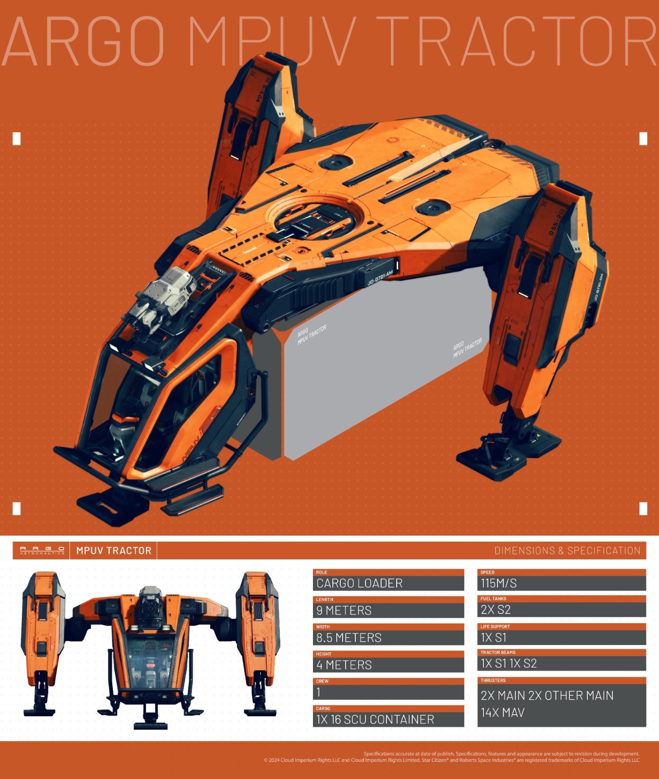 Argo MPUV Tractor – Upgrades