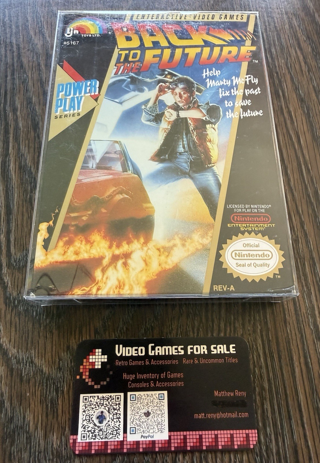 Back to the Future 100% Complete in Box CIB w/Inserts! VG! Nintendo NES 1989 🔥