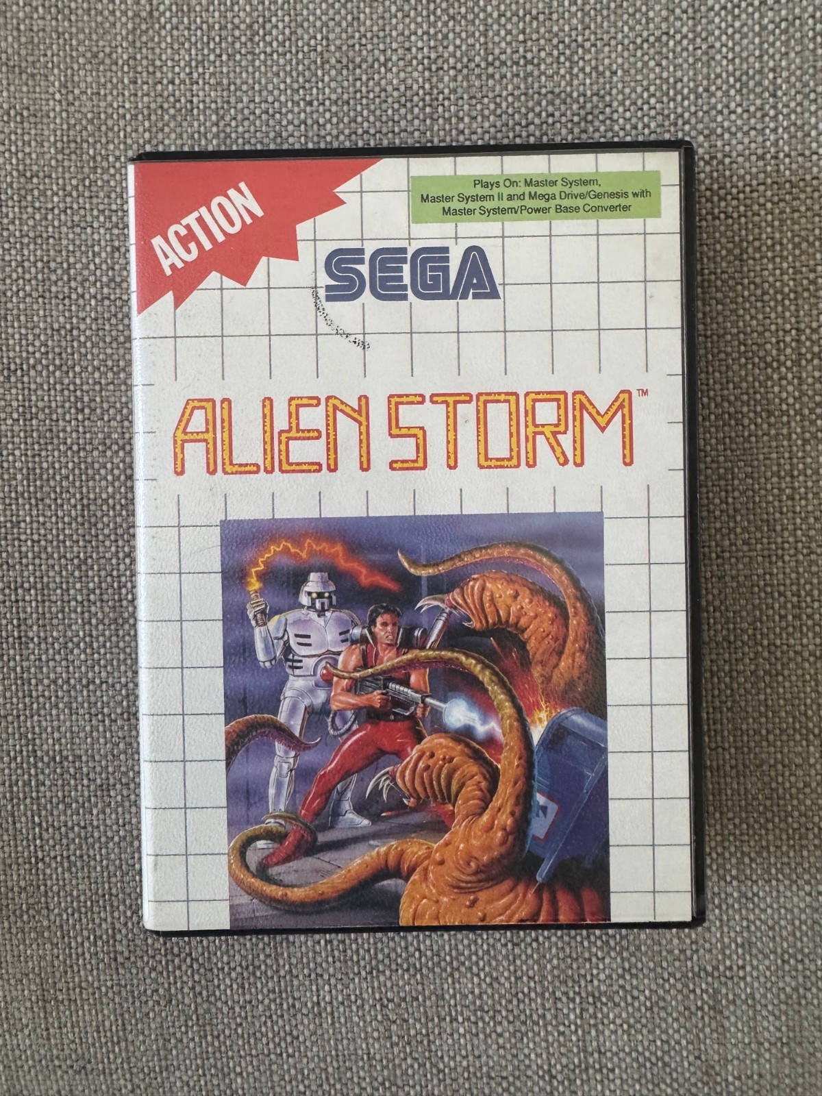 Master System ALIEN STORM Game PAL REGION FREE