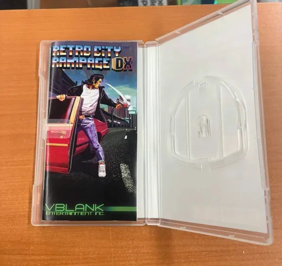 Retro City Rampage DX : PSP Case & Manual ONLY – Vblank – NO GAME VG