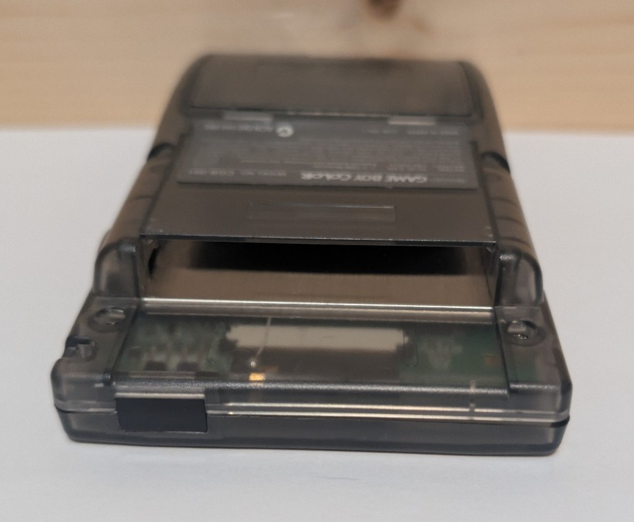 Nintendo Gameboy Color Clear Black CGB-001 *Tested* IPS FunnyPlaying W/OSD