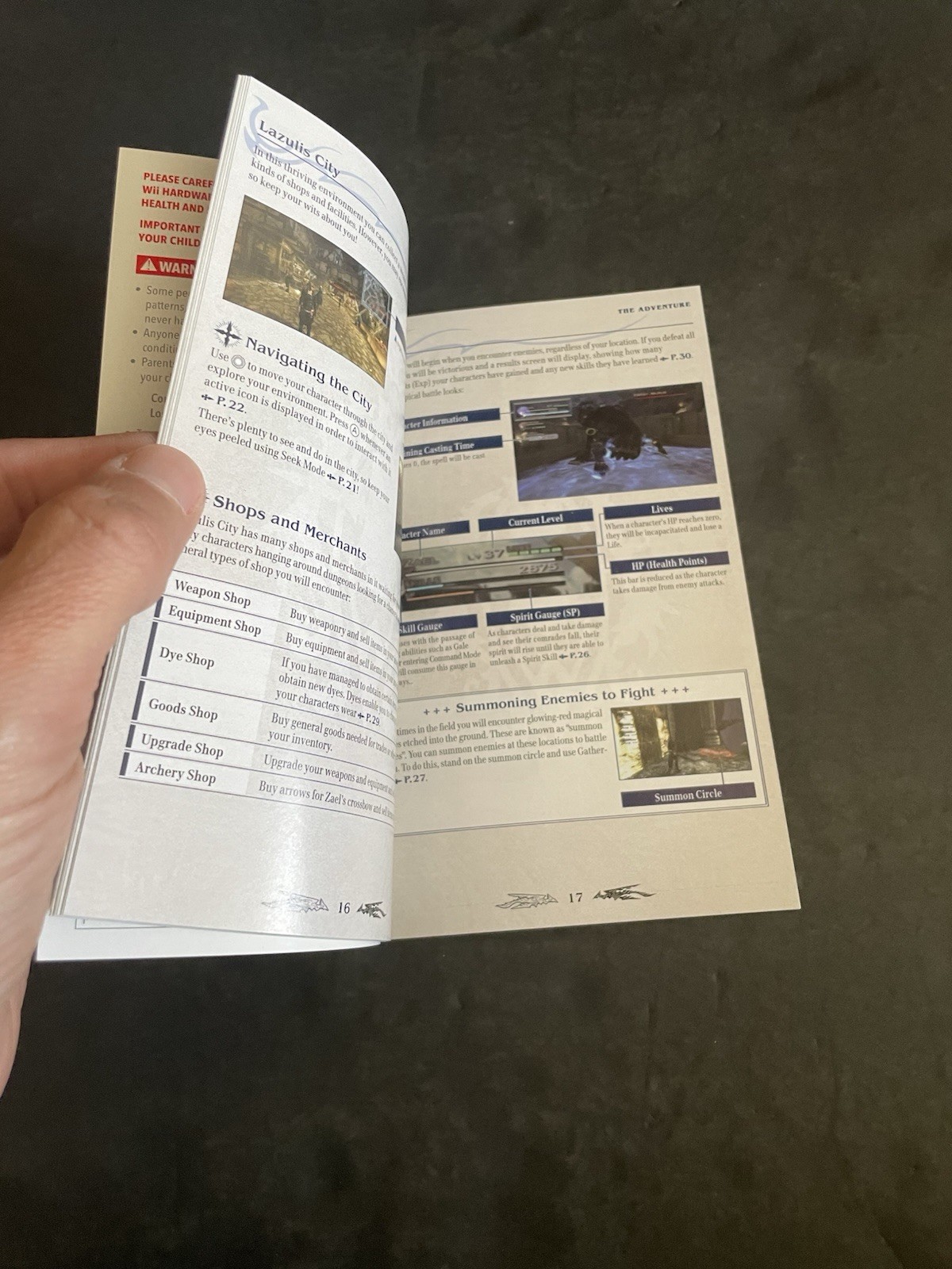the last story wii Manual only