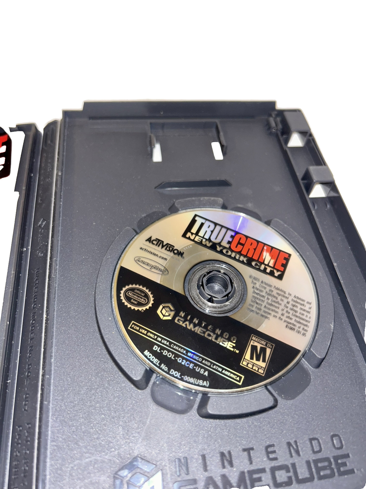 Nintendo GameCube Black Controller and Two Games – King Kong and True Crime NYC