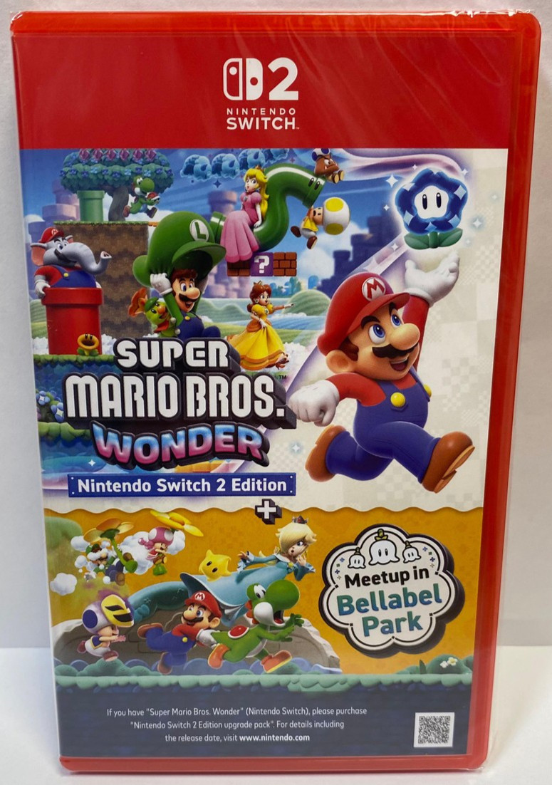 Super Mario Bros. Wonder + Meetup in Bellabel Park Switch 2 New Sealed [2026]