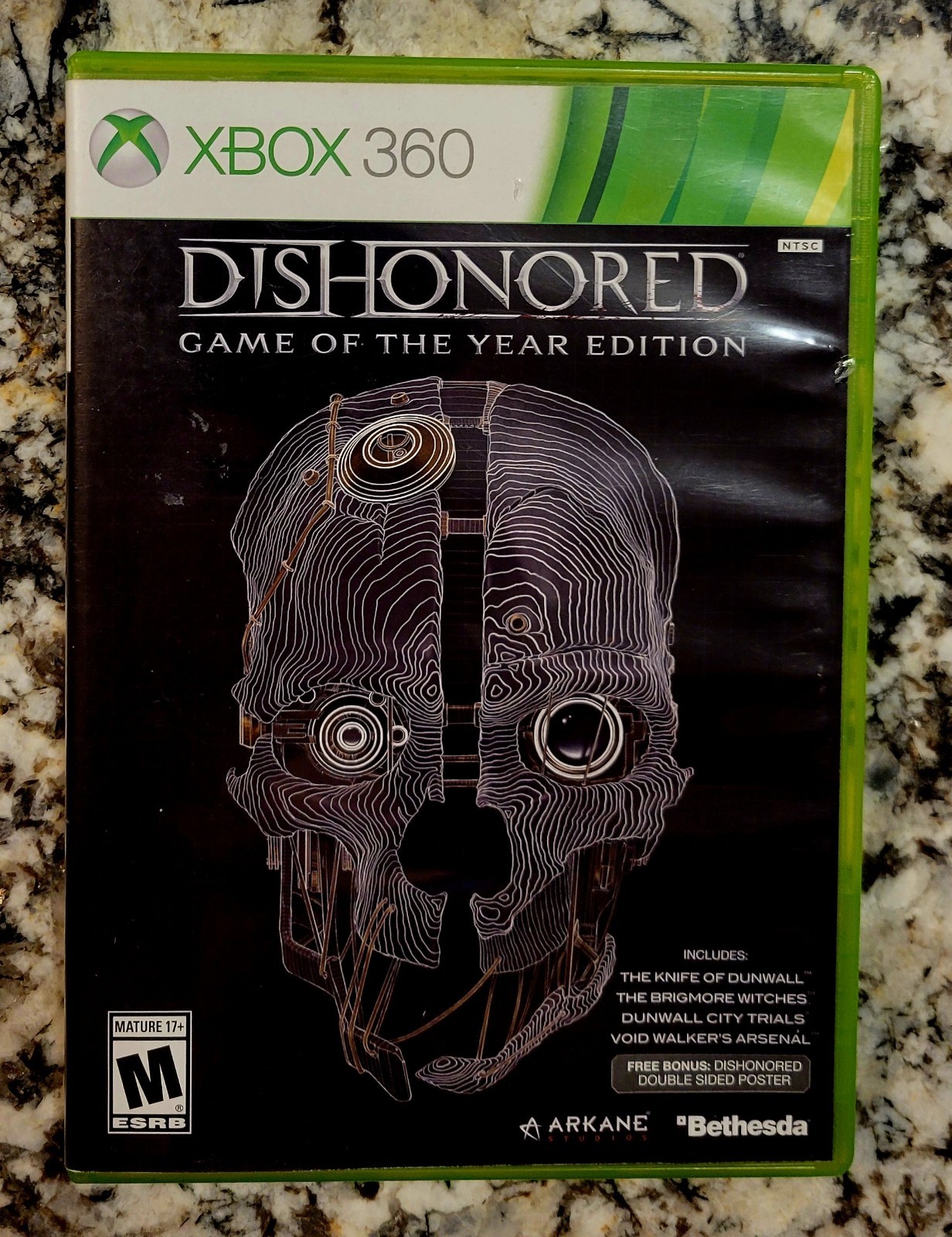 Dishonored-Game Of The Year Edition Microsoft Xbox 360/ CIB/ Manual/ No Poster