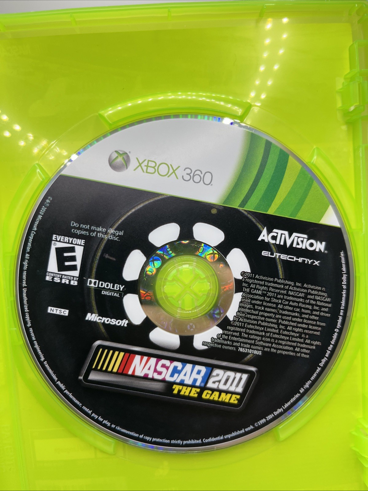 NASCAR The Game 2011 (Microsoft Xbox 360, 2011), CIB, Tested and Working
