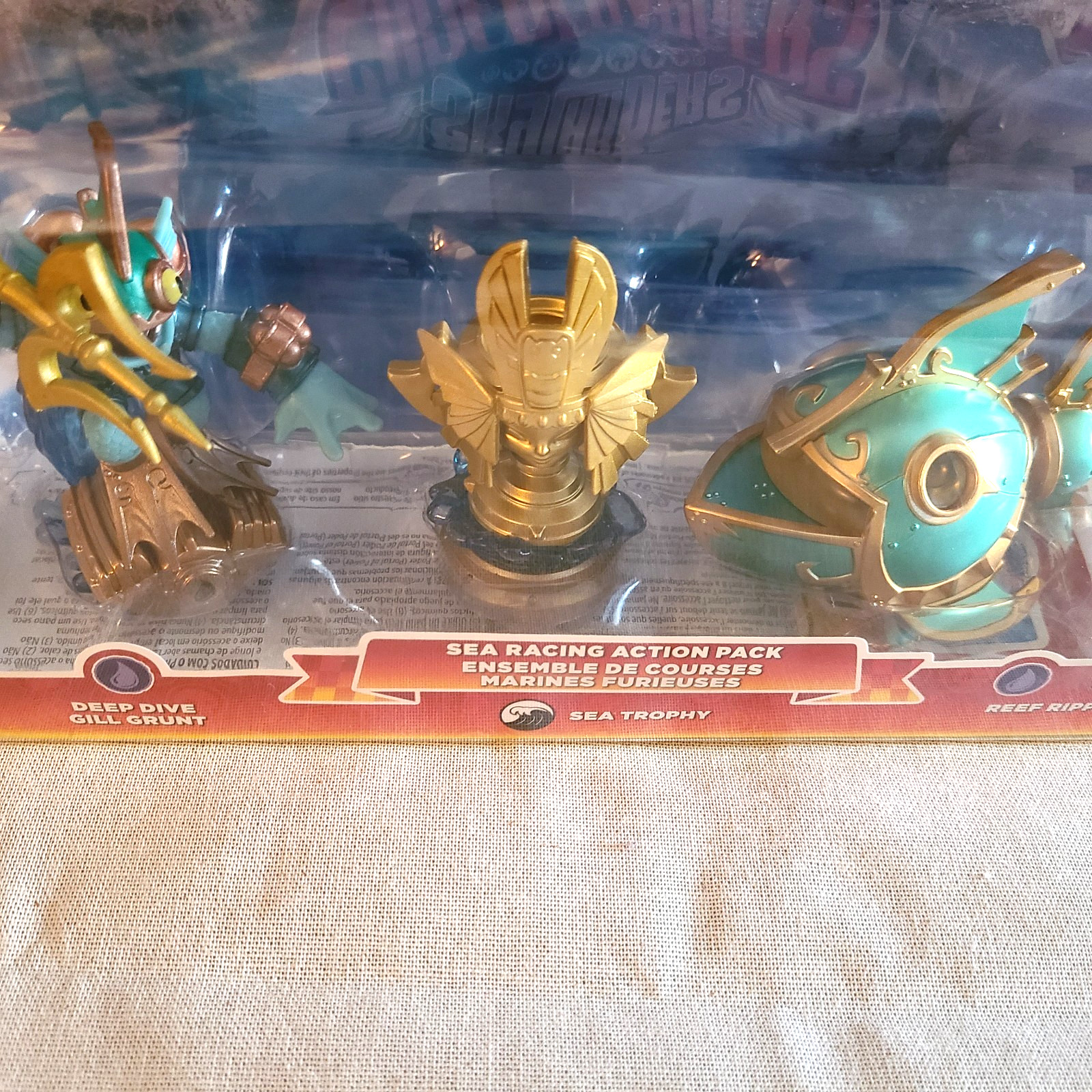 Skylanders SuperChargers *Sea Racing Action Pack* NEW Sea Trophy, Deep Dive Gill