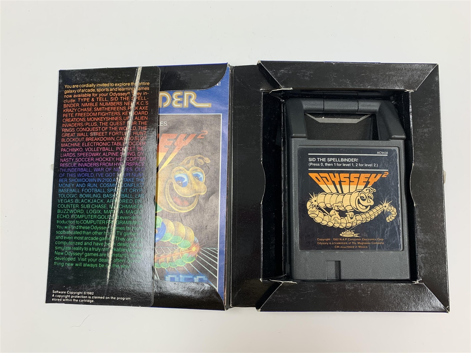 Sid the Spellbinder Magnavox Odyssey 2 CIB The Voice Series Talking Spelling