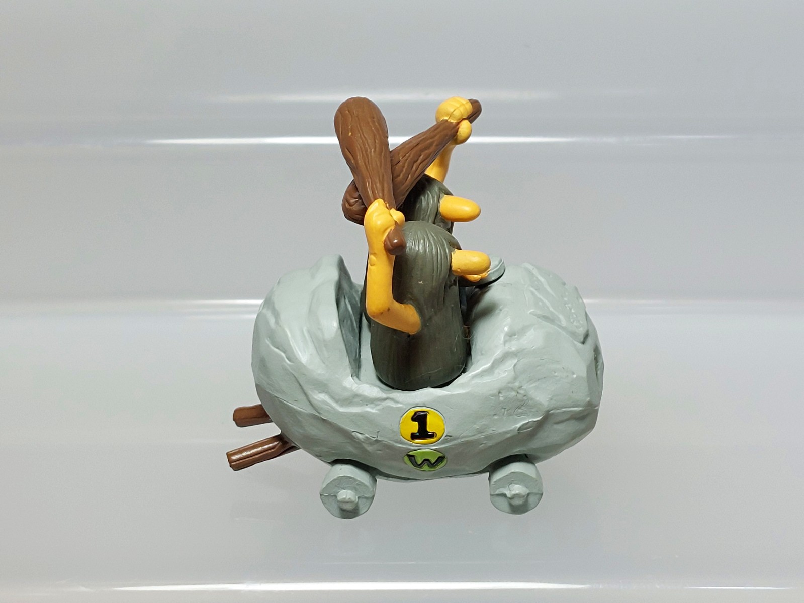Wacky Races HG Series Boulder Mobile Vehicle Figure Bandai 2000 Japan H03 1.7in
