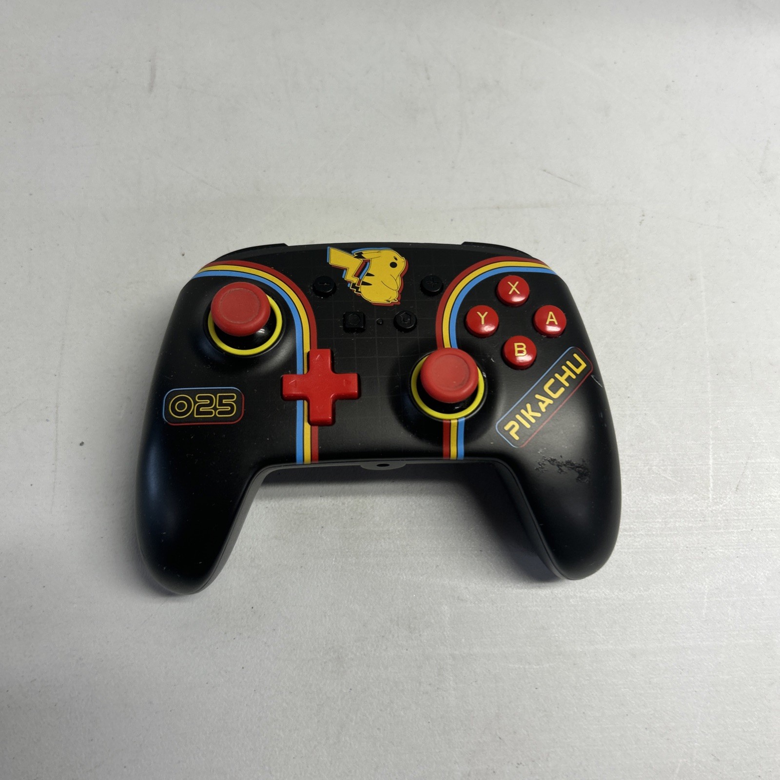 PowerA Pikachu 025 Wireless Controller Black Red Yellow for Nintendo Switch
