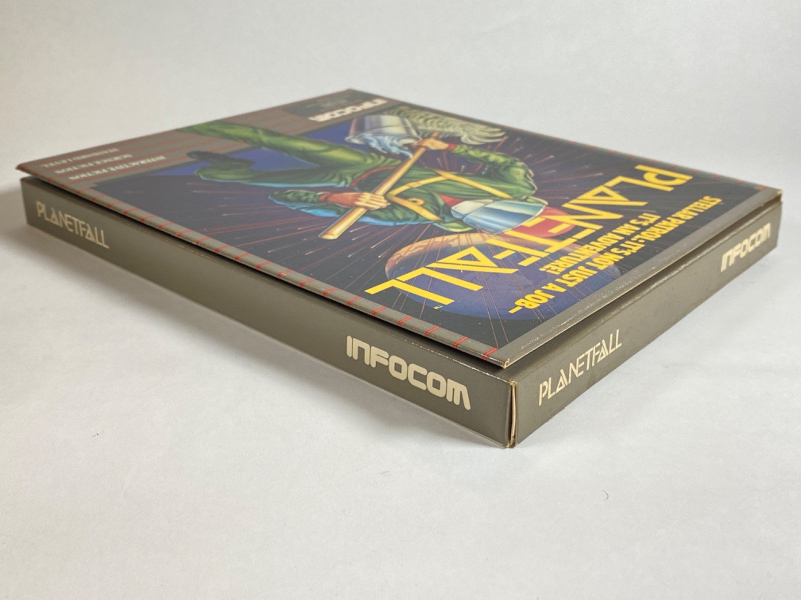 PLANETFALL INFOCOM Atari 400/800 COMPLETE w Feelies Inserts Postcards Folio!