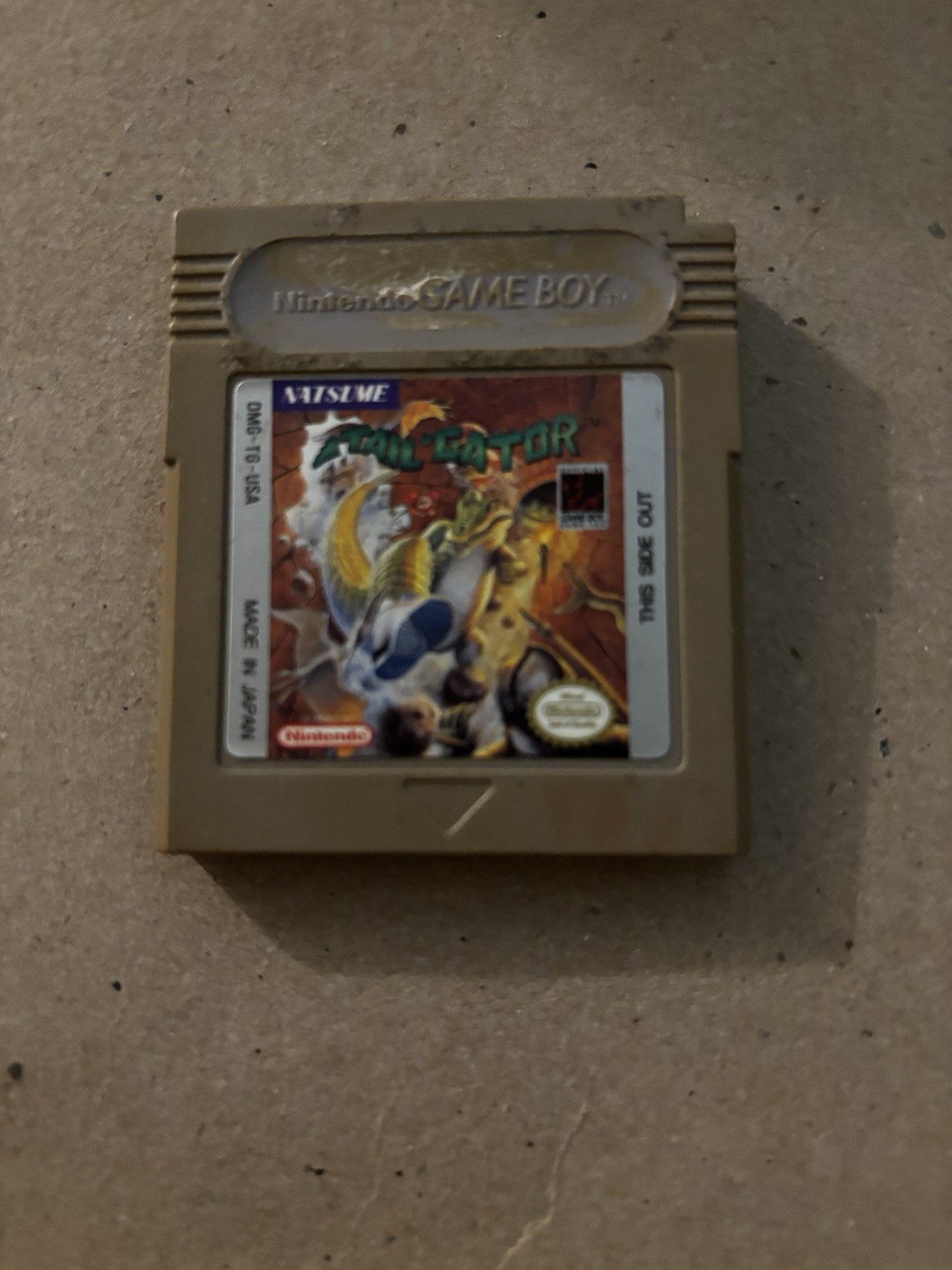 Tail ‘Gator (Nintendo Game Boy) Natsume Original Release Gator RARE 1991