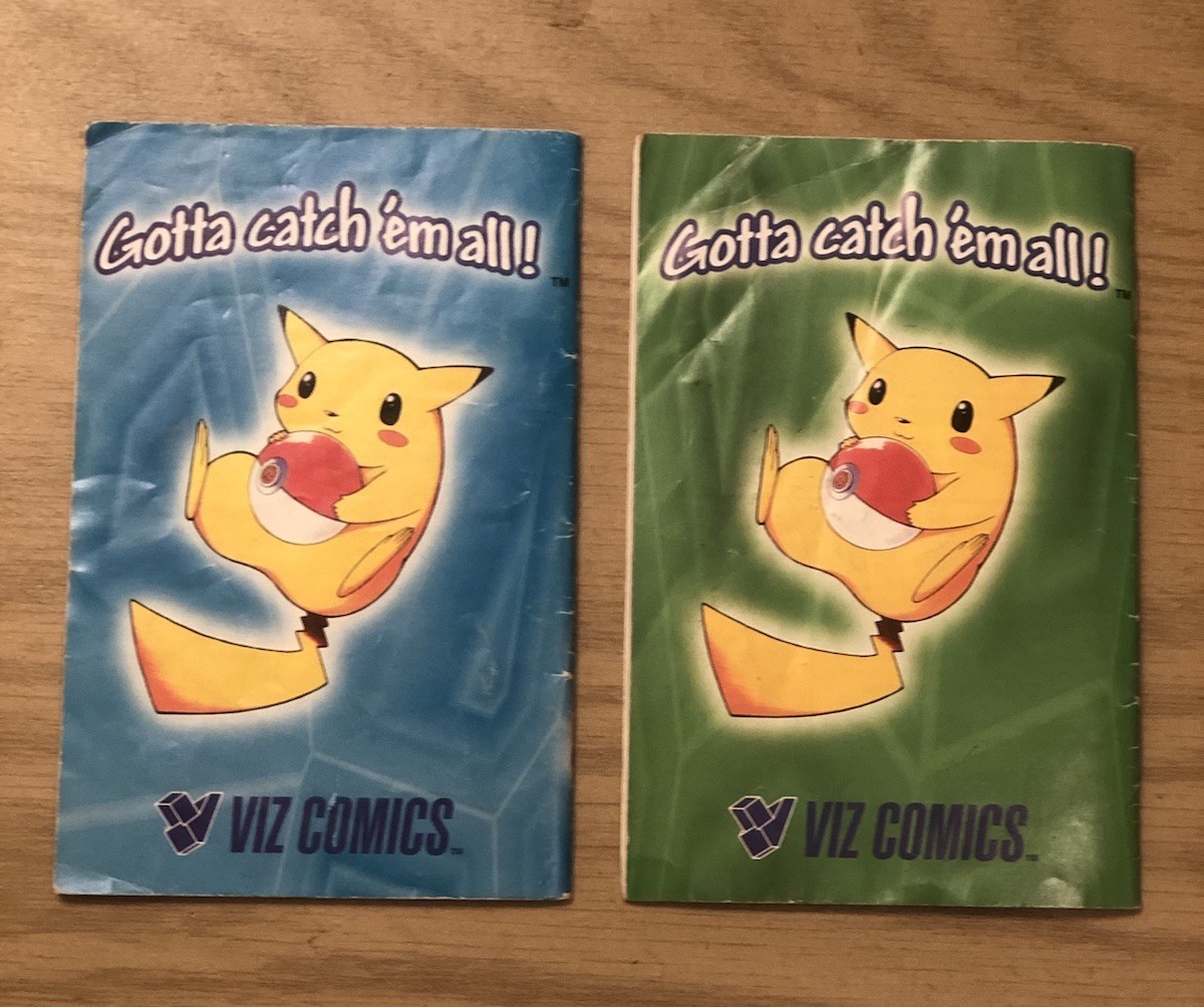 POKEMON VHS Mini Comics-Electric Tale of Pikachu 8 and Pikachu Shocks Back 2