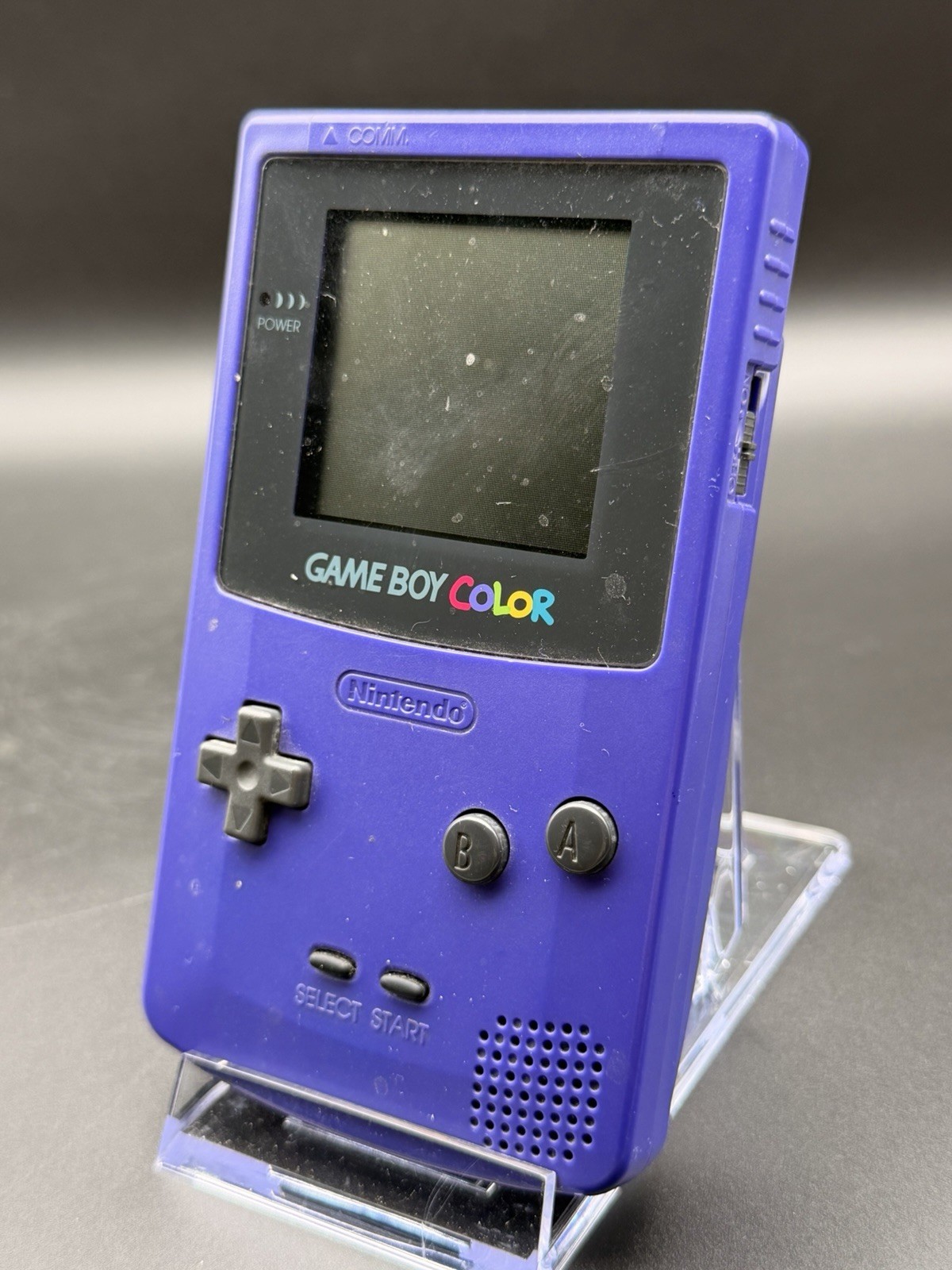 Nintendo CGB-001 GameBoy Color Handheld Gaming Console – Purple – Tested
