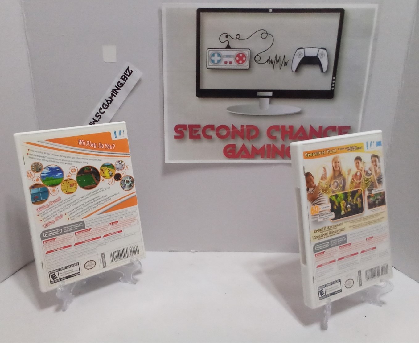Wii Play with Wii Music Games Bundle (Wii, 2007) Complete Tested – Free Ship