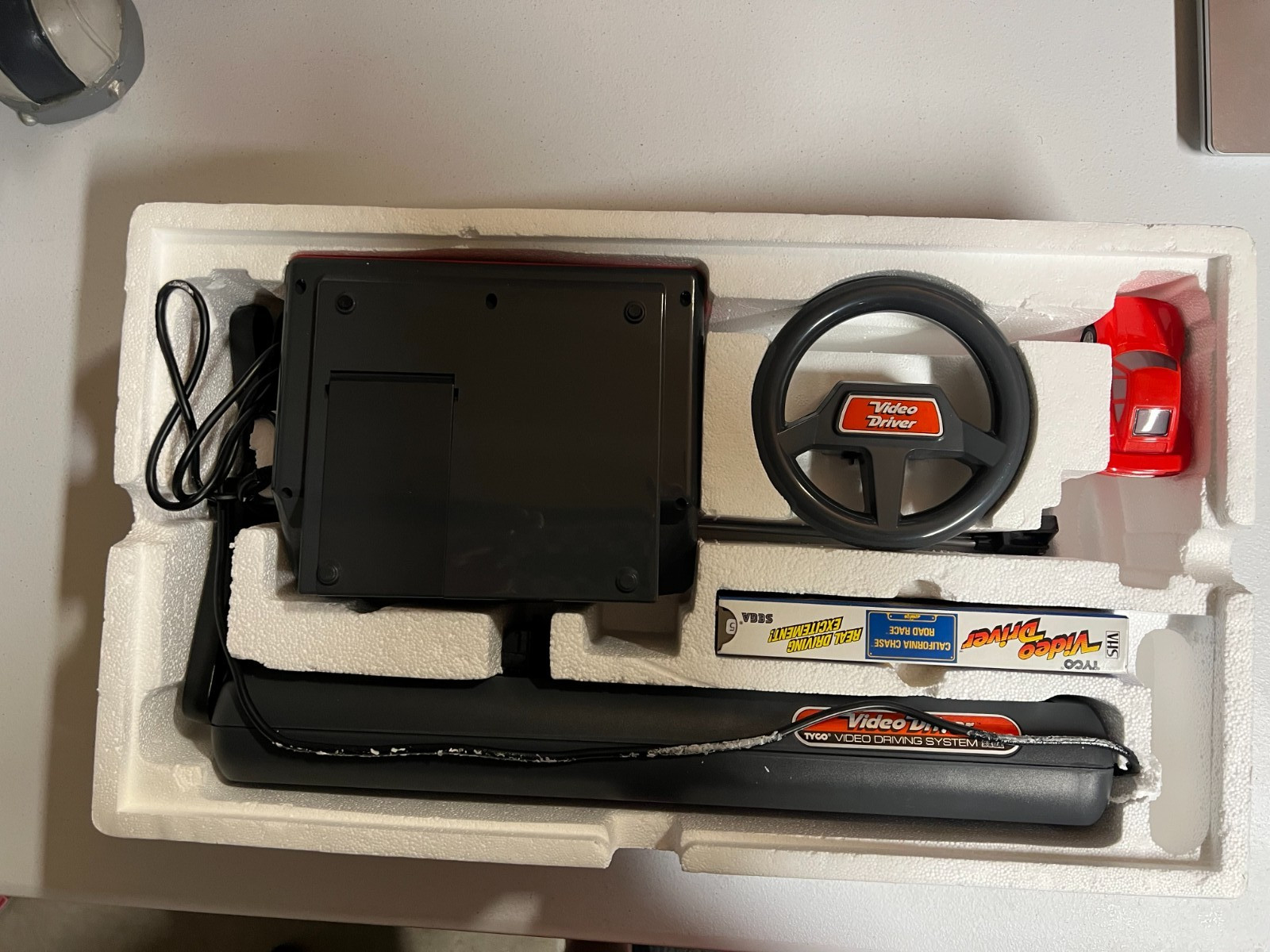Sega Tyco Video Driver VHS Video Game Instructions Complete Rare Retro